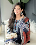 Rangrez – Heavy Embroidered 3-Piece Suit (Stitched)