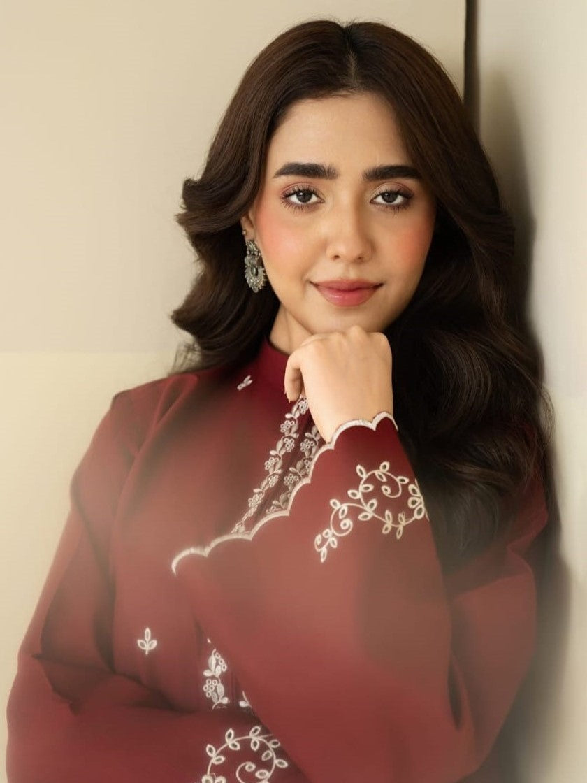 ARZO – Heavy Embroidered 2-Piece Dress (Farshi Shalwar)