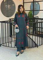 Dani Embroidery – 2PC Stitched Suit