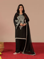 Midnight Grace – Embroidery 3PC Suit