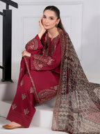 ABIRA – Luxury Embroidered 3-Piece Suit (Stitched)