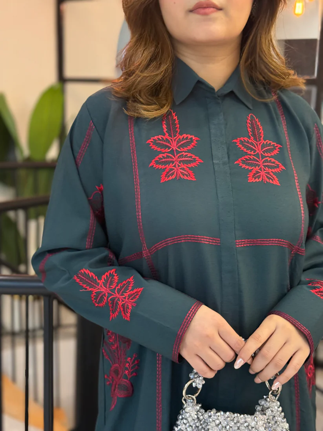 Dani Embroidery – 2PC Stitched Suit